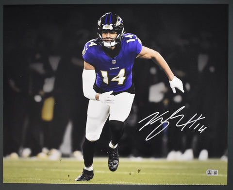 Kyle Hamilton Baltimore Ravens Autographed/Signed 16x20 Photo Beckett 200752