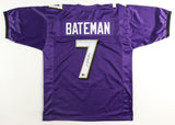 Rashod Bateman Signed Baltimore Ravens Jersey (Beckett) 2021 1st Round Pick / WR