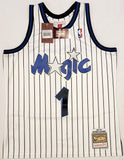 Magic Anfernee Hardaway Autographed 1993-94 M&N White Jersey L PSA/DNA 3T85734