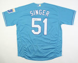 Brady Singer Signed Royals Nike Jersey (JSA COA) Kansas City's 1st Rnd Pick 2018