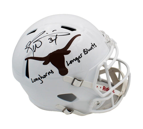 Ricky Williams Signed Texas Longhorns Speed Full Size Helmet w- Long Horns/Blunt