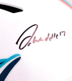 Jaylen Waddle Tyreek Hill Signed Dolphins F/S Speed Helmet- Fanatics/BA W Holo