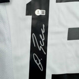 Autographed/Signed Michael Ballack Germany White Jersey Beckett BAS COA