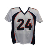 Champ Bailey Autographed/Signed Pro Style White XL Jersey BAS 30548
