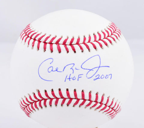 Cal Ripken Jr Autographed Rawlings OML Baseball w/HOF - Fanatics *Blue
