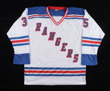 Mike Richter Signed New York Rangers Jersey (Steiner) 1994 Stanley Cup Champion