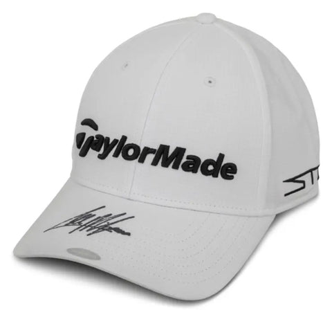 Collin Morikawa Autographed TaylorMade White Hat UDA