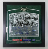 Joe Namath SB III New York Jets 16"x20" Framed Photo w/ 24 Signatures Fanatics