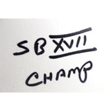 Joe Theismann Autographed Washington Redskins Football SB Champs Beckett 51493