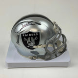 Autographed/Signed Raghib Rocket Ismail LV Raiders Mini Helmet Beckett BAS COA
