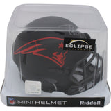 Ty Law Autographed/Signed New England Patriots Eclipse Mini Helmet Beckett 48120