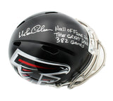 Morten Signed Atlanta Falcons Speed Full Size 2020 NFL Helmet-3Inscription