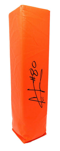 Cris Carter MINNESOTA VIKINGS Signed Orange Endzone Pylon - SCHWARTZ COA
