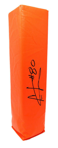 Cris Carter MINNESOTA VIKINGS Signed Orange Endzone Pylon - SCHWARTZ COA