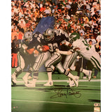 Tony Dorsett Autographed/Signed Dallas Cowboys 16x20 Photo Beckett Witness 49323