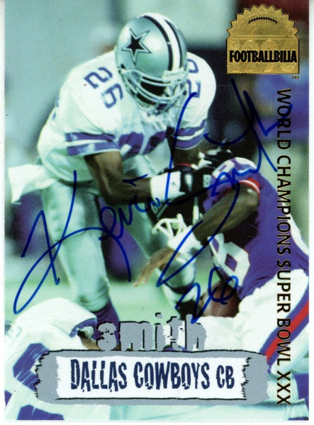 Kevin Smith Autographed Dallas Cowboys 1996 Collector's Edge #DCA-11 Card 55975