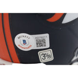 Ian Gold Signed Denver Broncos VSR4 Authentic Mini Helmet Beckett 44272