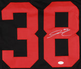 Adrian Colbert Signed 49ers Black Jersey (TSE COA) San Francisco Rookie Safety