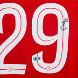 Bradley Barcola Signed PSG Away Soccer Jersey #29 with Beckett Witness
