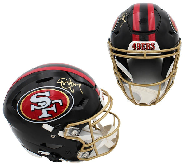 Steve Young Signed San Francisco 49ers Speed Flex Authentic Rivalries NFL Helmet