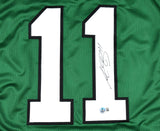 AJ Brown Autographed Kelly Green Pro Style Jersey - Beckett W Hologram *R1