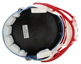 Bills Stefon Diggs Authentic Signed Flash Full Size Speed Rep Helmet BAS Witness