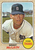 Denny McLain Signed 1968 Detroit Tigers Jersey (Sports Integrity) 31 Game Winner
