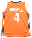 Kylan Boswell Signed Illinois Fighting Illini Jersey (JSA) Starting Point Guard