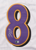 Trent Dilfer Signed Baltimore Ravens Jersey (Beckett) Super Bowl XXXV Champion