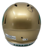 Raghib Rocket Ismail Signed Notre Dame FS Shamrock Speed Replica Helmet BAS
