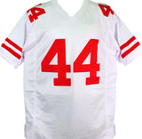 Kyle Juszczyk Autographed White Pro Style Jersey - Beckett W Hologram *Black