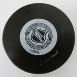 Riley Cote Philadelphia Flyers Autographed/Signed Flyers Logo Puck PASS 144556