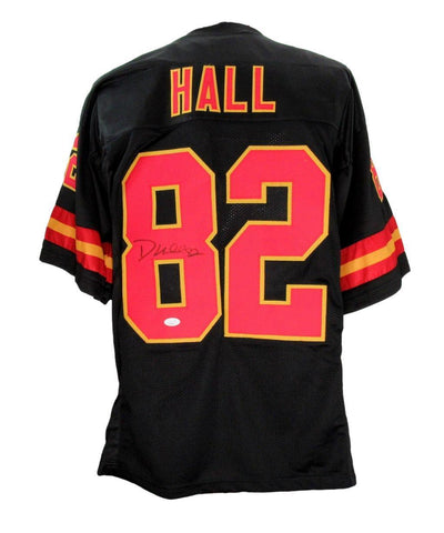 Dante Hall Signed/Auto Black Custom Football Jersey KC Chiefs JSA 193582