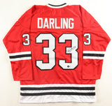 Scott Darling Signed Blackhawks Jersey (Beckett) Chicago Stanley Cup Champ 2015