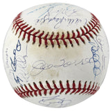 2000 Yankees (28) Torre, Jeter, RIvera Signed WS Logo Oml Baseball JSA #Z25857