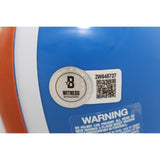 Shannon Sharpe Autographed Denver Broncos TB VSR4 Mini Helmet HOF Beckett 50793