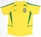 Ronaldinho Autographed Brazil Home Soccer Jersey #11 - Beckett Holo *M