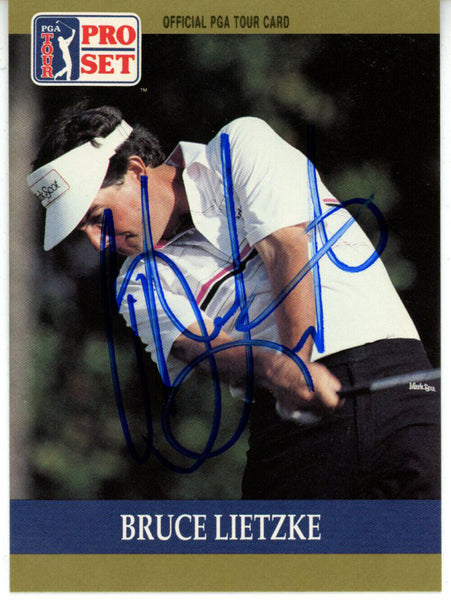 Bruce Lietzke Autographed 1990 Pro Set #65 Trading Card Beckett 44869