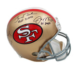 Joe Montana, Jerry Rice, Steve Young Signed San Francisco 49ers Full Size Helmet