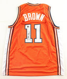 Dee Brown Signed University of Illinois Jersey Inscribed "Go Illini" (Beckett)