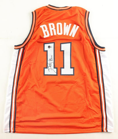 Dee Brown Signed University of Illinois Jersey Inscribed "Go Illini" (Beckett)