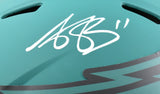 A.J. Brown Autographed Eagles F/S Rave Speed Authentic Helmet Beckett W Hologram