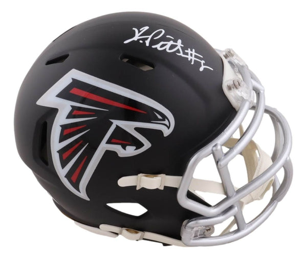 Kyle Pitts Signed Atlanta Falcons Mini Speed Helmet BAS