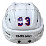 Mika Zibanejad Signed New York Rangers Full Size Authentic Bauer Helmet JSA