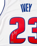 JADEN IVEY Autographed Detroit Pistons White Nike Swingman Jersey PANINI