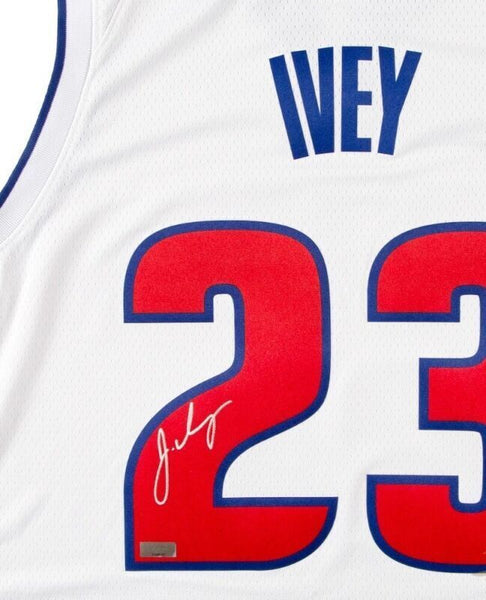 JADEN IVEY Autographed Detroit Pistons Blue Nike Swingman Jersey PANINI