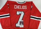 Chris Chelios Signed Chicago Blackhawks Jersey (JSA COA) NHL Career 1984-2010
