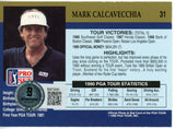 Mark Calcavecchia Signed 1990 Pro Set #31 Trading Card Beckett 44841