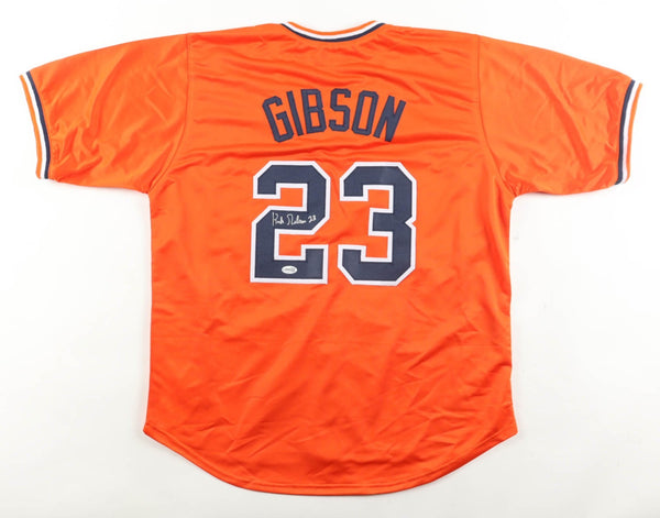 Kirk Gibson Signed Detroit Tigers 1984 Throwback Jersey (JSA) 2xWorld Champion