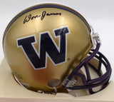 Don James Autographed Signed UW Huskies Mini Helmet MCS Holo #68048